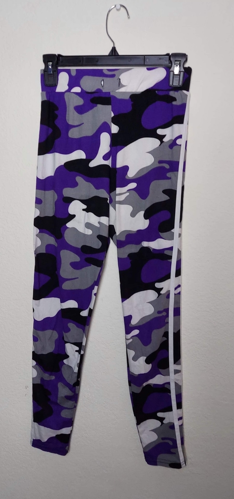 Purple camo shirt and pants set